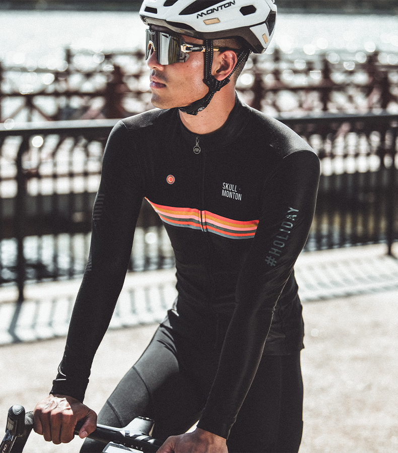 2019 Winter cycling Jersey sets thermal fleece long sleeve bicycle clothing P41 