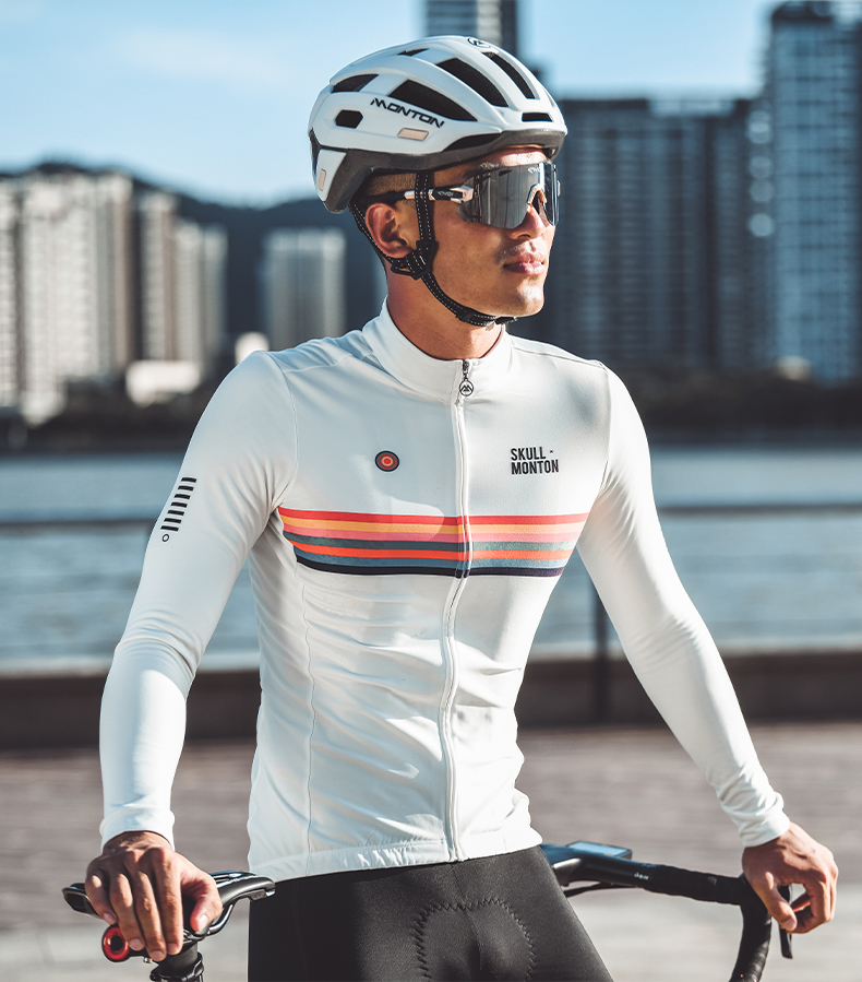 long sleeve thermal cycling jersey