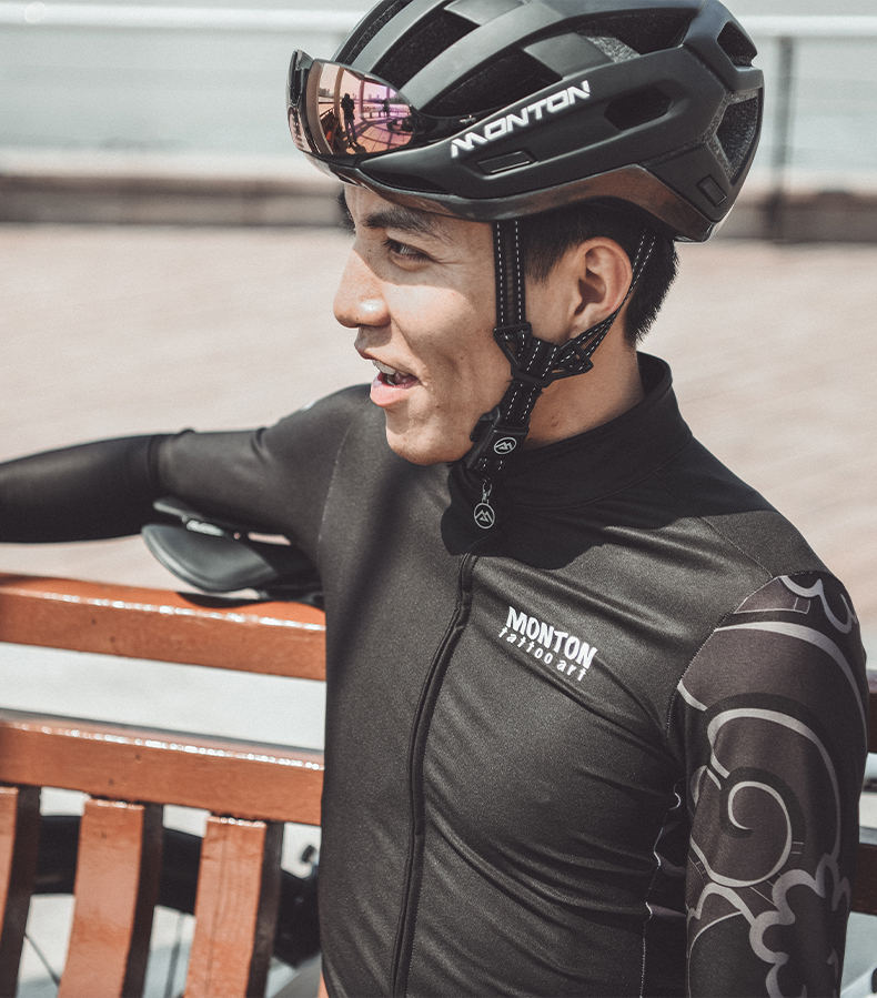 long sleeve thermal cycling jersey