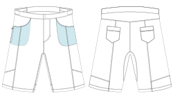 mtb bib shorts template