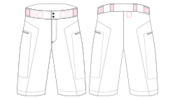 mtb bib shorts template