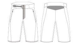 mtb bib shorts template