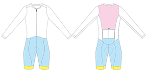 custom cycling skinsuit template