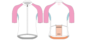cycling jersey template