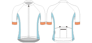 cycling jersey template