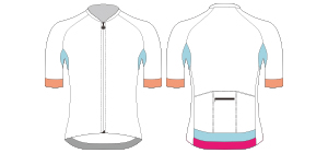 cycling jersey template