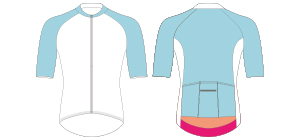 cycling jersey template
