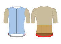 cycling jersey template