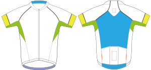 cycling jersey template